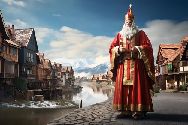 Sinterklaas and His Diverse Village