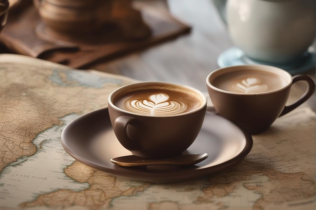 Sip and Discover Coffee Maps and Dreams