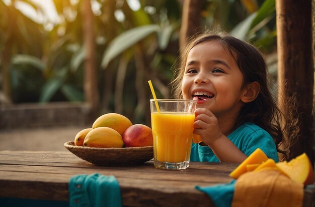 Sip and Smile Mango Juice Magic