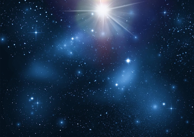星 - 从地球上看到的最亮的恒星, 通过望远镜拍摄. 我的天文学工作.