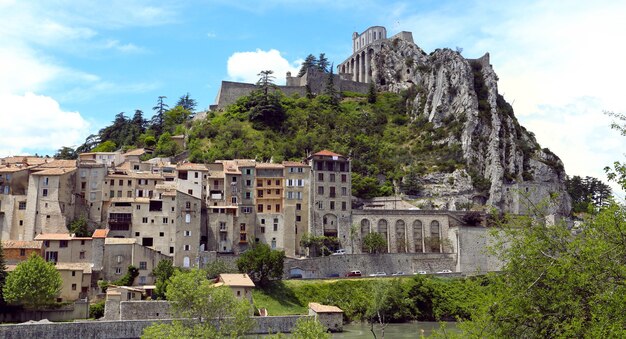 Sisteron -  old town at the france