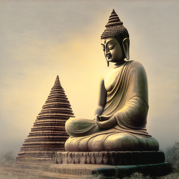 Сидячая статуя Будды