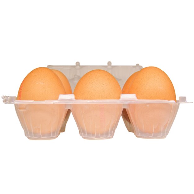 Six eggs carton