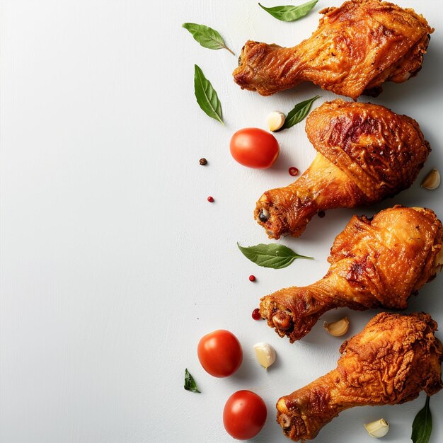 six piece chicken template banner