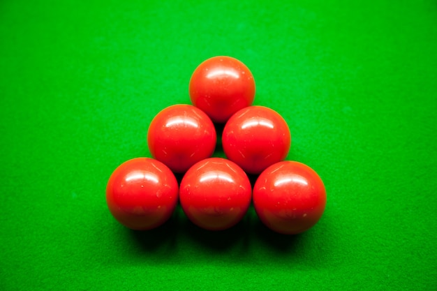 Photo six red balls and snook.