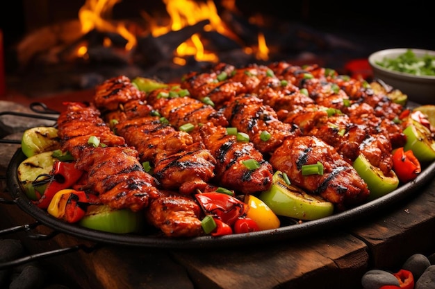 Sizzling BBQ Chicken Kabobs