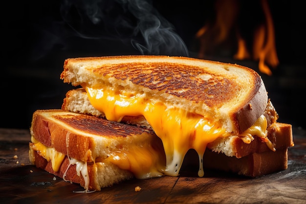 Sizzling Grilled Cheese Sandwich