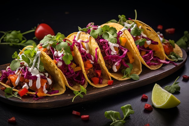 Photo sizzling sensations vegan tacos that ignite