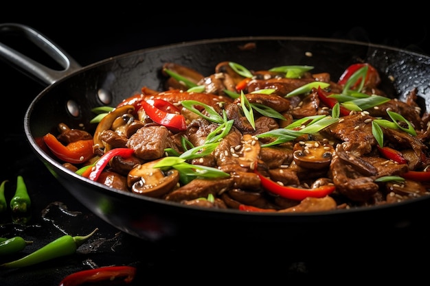 Sizzling Shiitake Mushroom Stir Fry