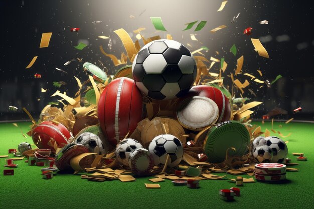 Sizzling Sportweddenschappen Ontketen de sensatie van voetbal voetbal basketbal bij Casino 0329100