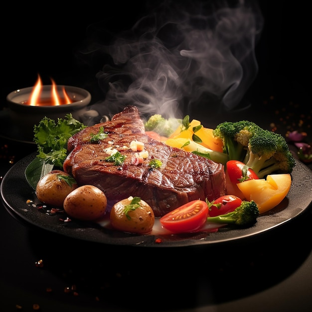 Sizzling Steak Illusion