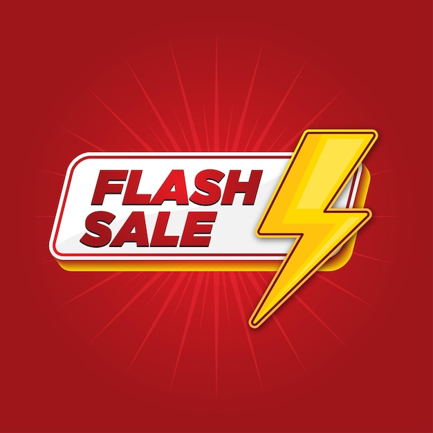 Sjabloon voor verkoop van Flash-verkoop