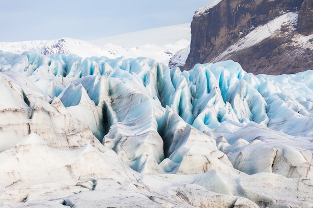 Photo skaftafell glacier