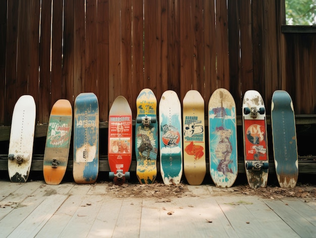 Skateboard HD 8K behang Stock Fotografische afbeelding