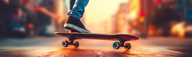 Skateboarding achtergrond