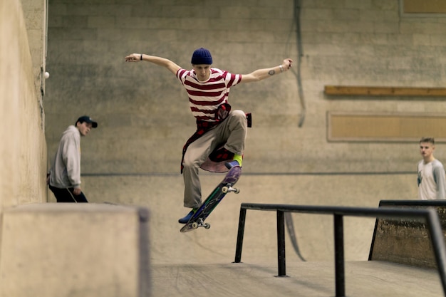 Skateboarding Action