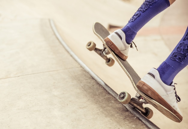 Skater boy close up