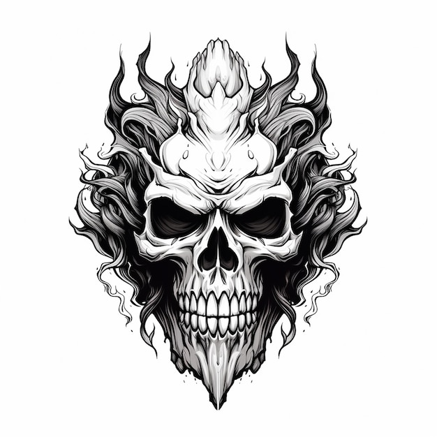 Foto sistema scheletrico cranio divertimento mano ombra disegno illustratore giavelina teschio bocca halloween
