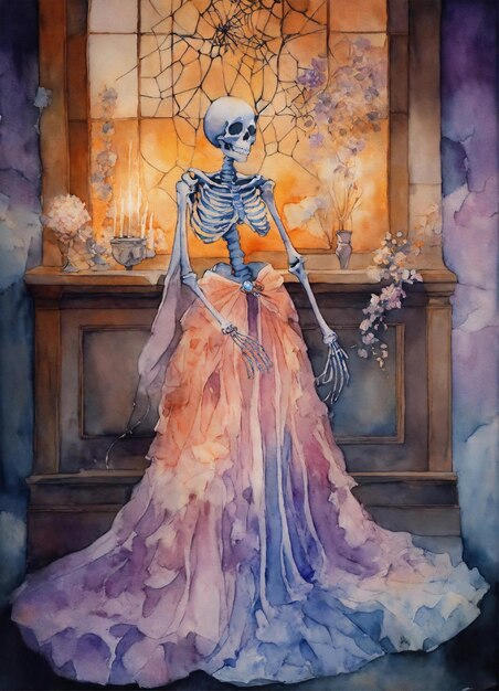 skeleton bride