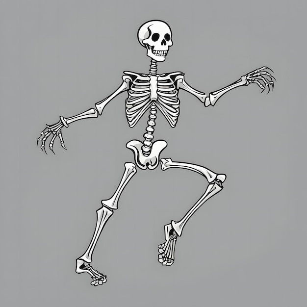 Foto skeleton couple clipart