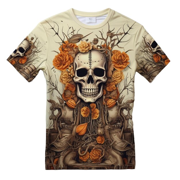 Skeleton Halloween T-shirts ontwerp