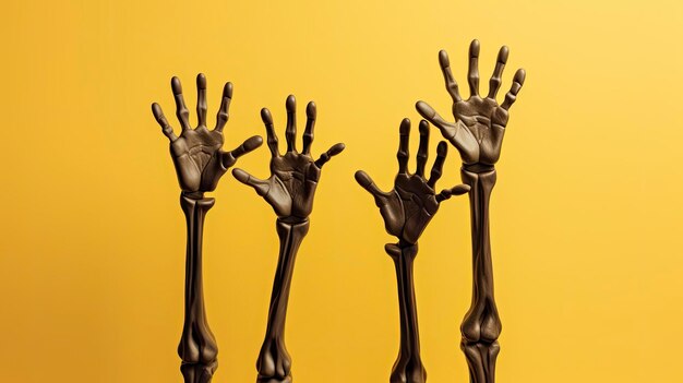 Of skeleton hands halloween history