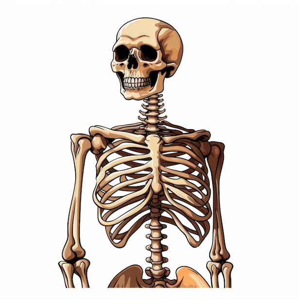 Photo skeleton icon for halloween