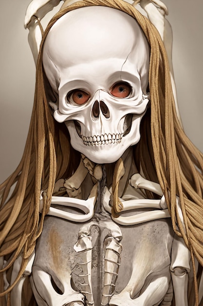Skeleton portrait