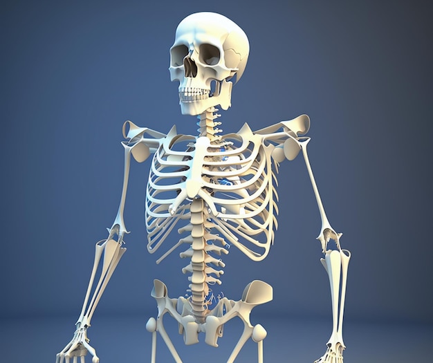 Sistema scheletro con copia spazio