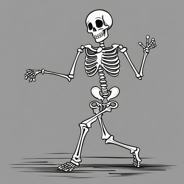 Photo skeleton tshirt design