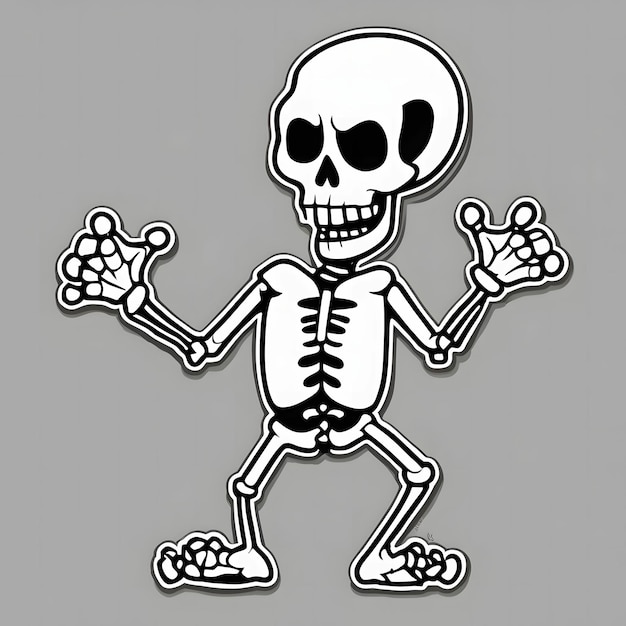 Photo skeleton