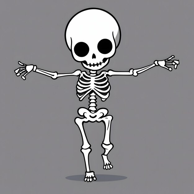 Photo skeleton