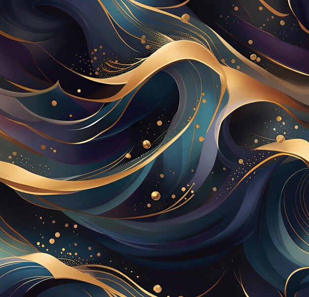 Sketch art Abstract waves background for congratulations beautiful graphic illustration