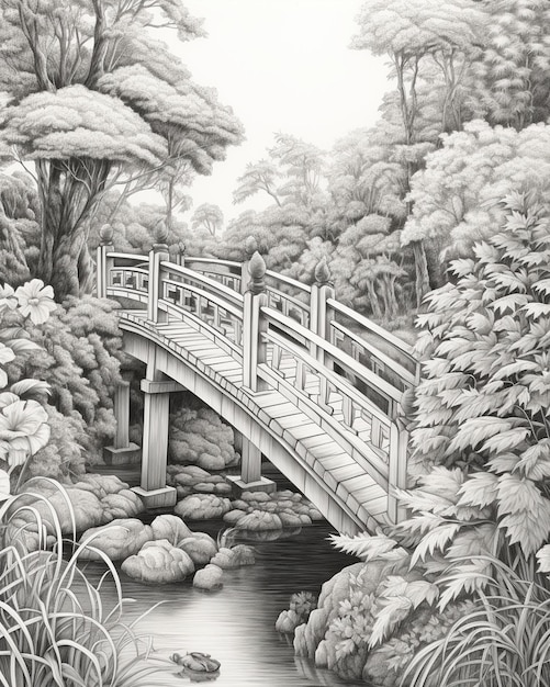 Sketch of an Asian Bridge