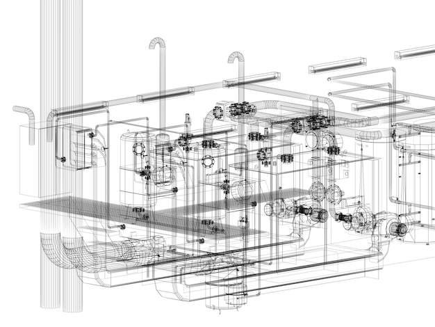 sketch design of housevector vector