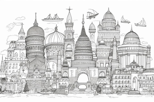 A sketch of the world's largest city.