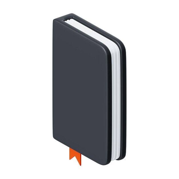 Sketchbook icon 3d illustration