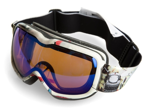 Ski Goggles Isolated on White