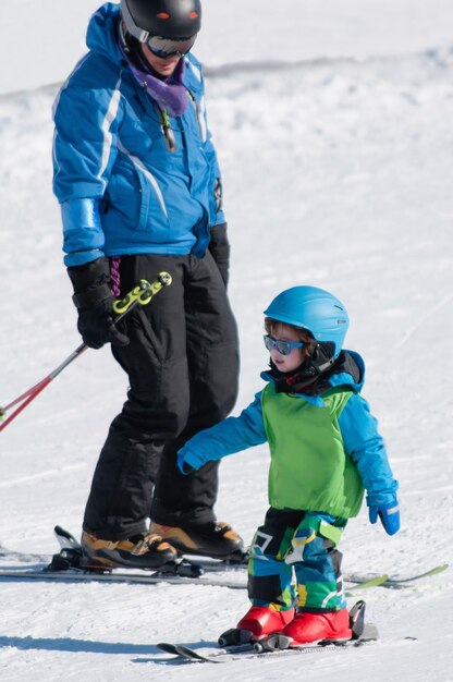 Ski lesson