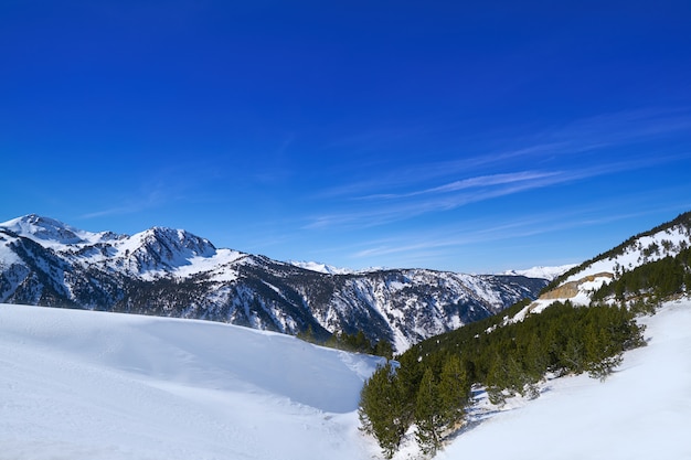 Ski spot resort in Aran Valley