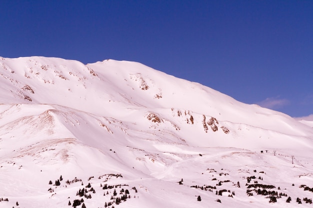 Skiing at Loveland ski resort, Colorado.