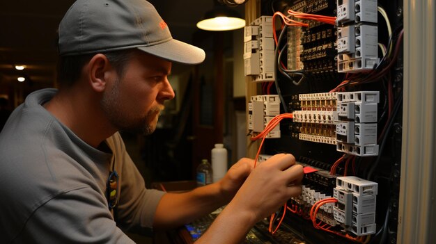 Foto lavori elettrici qualificati per case e aziende