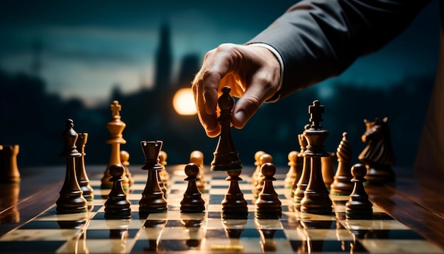 Chess, a metaphor for a businessmans game plan, strategy, and tactical  prowess Vertical Mobile Wallpaper AI Generated 31596788 Stock Photo at  Vecteezy