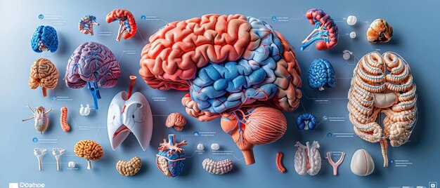 Photo the skin anatomy diagram can be edited easily as a modern illustration