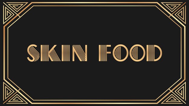 Skin Food Jazz Gold Text