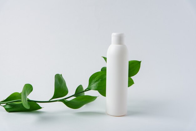 Skincare product on a white background