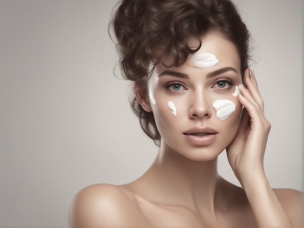 skincare woman photography