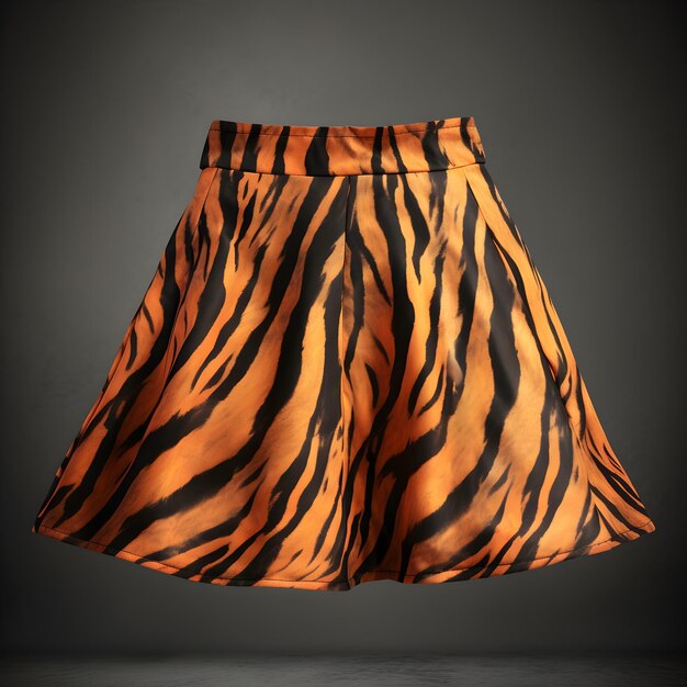 Premium Photo | A skirt with a tiger print