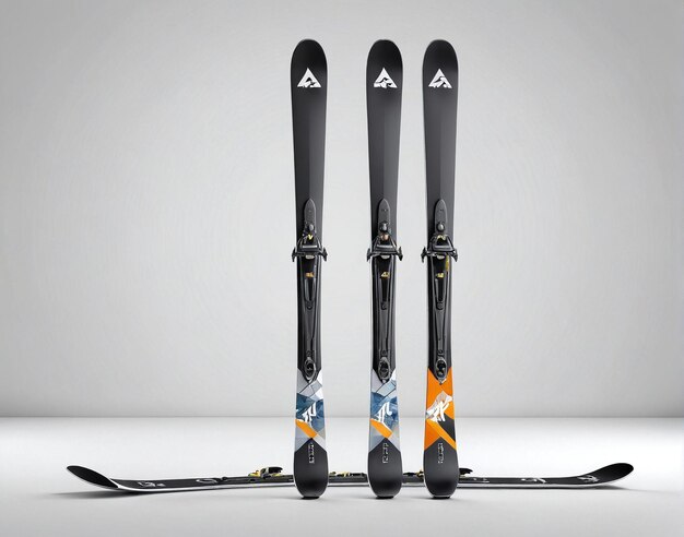 Photo the skis are designed to be the same as the skis