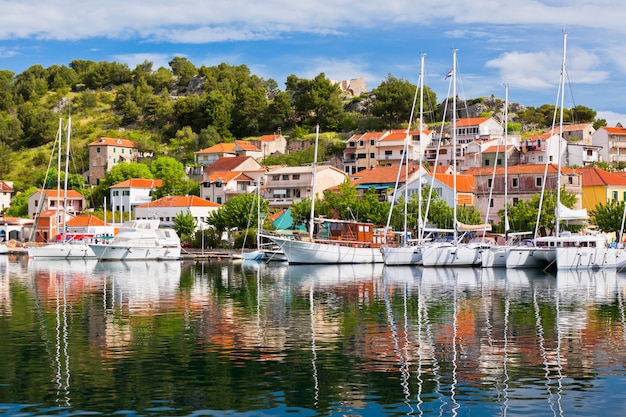 Skradin town in Croatia